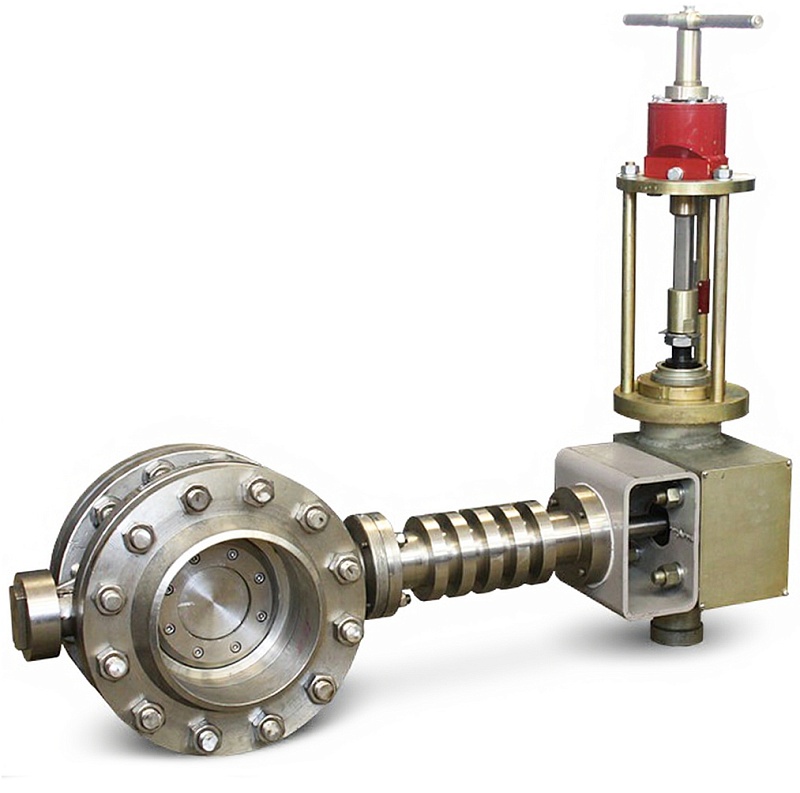 Клапан баттерфляй высокотемпературный отсечной. Серия КБР-Р