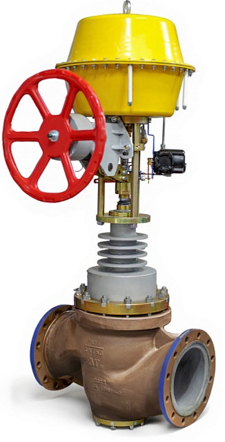 Высокотемпературный регулирующий клапан. Серия КМР