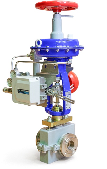 Шланговый регулирующий клапан с функцией отсечки. Серия КШС