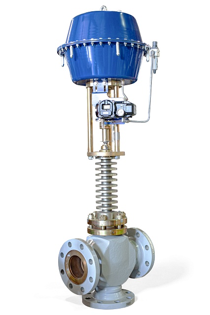 Регулирующий трехходовой клапан. Серия КМР