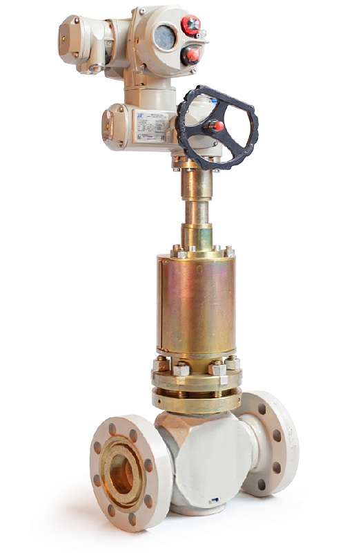 Регулирующий клапан с электроприводом. Серия КМР-Э
