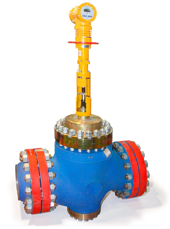 Регулирующий клапан в литом корпусе с электроприводом. Серия КМР-Э