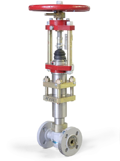 Отсечной криогенный клапан с ручным приводом. Серия КМО-Р